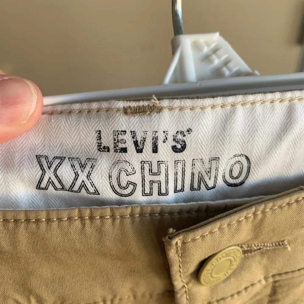 Levi's XX Chino Tan Khaki Pants 32x32 Authentic Fit Classic Straight - Picture 7 of 14